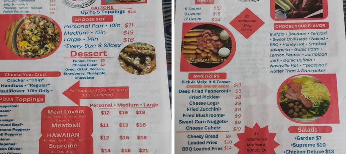 Firecracker's Pizza Joelton